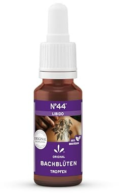 Lemon Pharma Bio Bachblüten Tropfen N°44 Libido – Unterstützung bei Selbstvertrauen, Offenheit und emotionalem Wohlbefinden – Libido Booster Frau – vegan, 20 ml