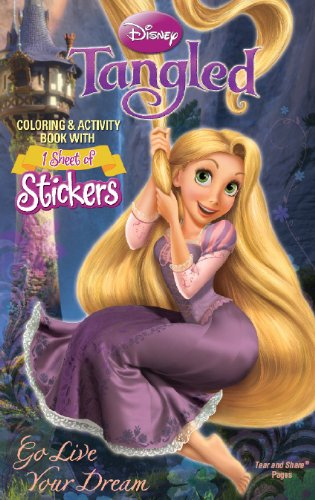 Coloring & Activity Book with Stickers [With Sticker(s)] (Disney Tangled)
