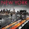 Graphique 2024 „New York Glitz“-Mini-Wandkalender, 17,8 x 17,8 cm, dickes Papier, Organizer für Zuhause und Büro, großes Monatsraster, 3 Sprachen, markierte Feiertage, 4-Monats-Vorschau-Seite für 2025