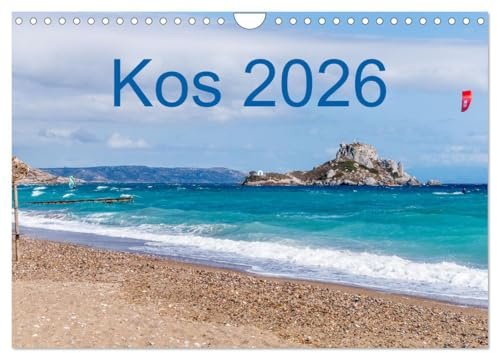 Kos 2026 (Wandkalender 2026 DIN A4 quer), CALVENDO Monatskalender: Die Ägäis Insel Kos im Jahresüberblick (CALVENDO Orte)
