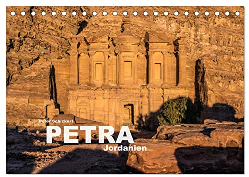 Petra - Jordanien (Tischkalender 2026 DIN A5 quer), CALVENDO Monatskalender: Die spektakuläre Felsenstadt Petra in Jordanien. (CALVENDO Orte)