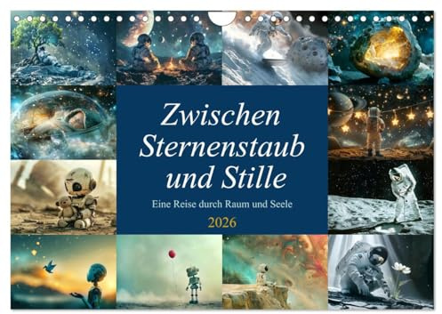 Zwischen Sternenstaub und Stille (Wandkalender 2026 DIN A4 quer), CALVENDO Monatskalender: Eine Reise durch Raum und Seele (CALVENDO Wissenschaft)