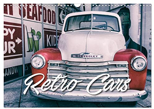 Retro Cars (Wandkalender 2026 DIN A3 quer), CALVENDO Monatskalender: Wundervolle Raritäten aus der Autowelt (CALVENDO Mobilitaet)