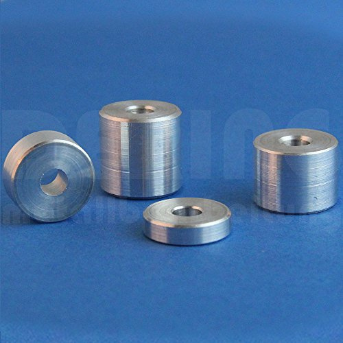 Distanzhülsen M6 aus Aluminium, D: 20mm, L: 10mm (VPE = 5 Stück) | Abstandhalter | Abstandshülse | Distanzbuchse | Distanzring | Distanzstück | Buchse | Rohling | Rohrbuchse | Verstärkungshülse