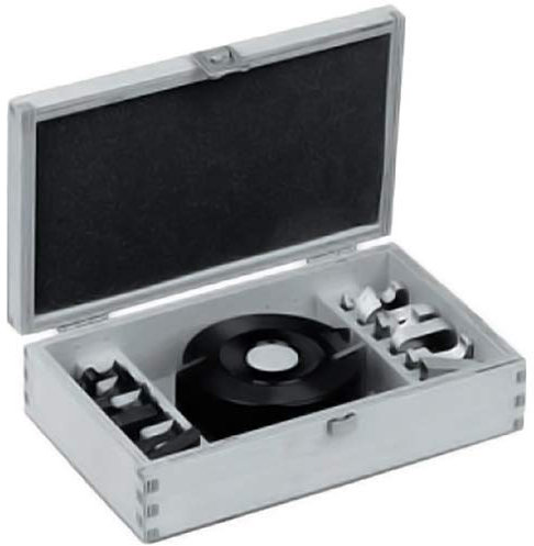 Edessö 1510MKS4 Messerkopf mit 6 Paar M+A 1-6 in Box, Silber