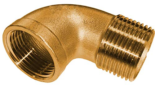 GEWINDE FITTING aus ROTGUSS (besser als Messing) > Winkel 90 Grad AG(R) x IG(Rp) 3092 > 1/4 bis 2 Zoll WUNSCHGRÖSSE einfach selbst wählen >>> 1/2 Zoll