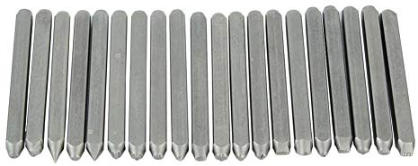 Kohlenstoffstahl Punch, Muster Punch Metallstempel Punch Loch Werkzeug Briefmarkenset Locherset Stanzwerkzeug für Schmuck Kohlenstoffstahl Blume Loch Lochwerkzeug(Premium 20 Anzüge)