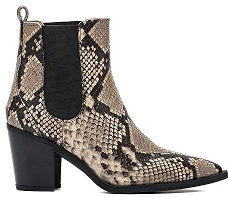 Unisa - Stivali da donna Manila Cowboy, Beige (Beige), 38 EU
