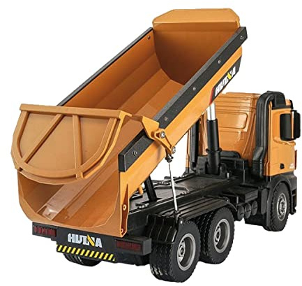 Torcster Huina 1582 Metall-LKW Kipper 1:14 RTR 10 Funktionen Die Cast Profi mit Sound und Licht