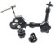 FEICHAO Adjustable Magic Arm Clamp + 7 Inch Friction Articulating Magic Arm Bracket for DSLR Camera Monitor LED Studio Light