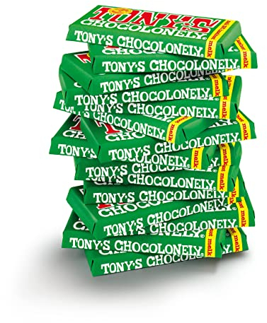 Tony's Chocolonely - Vollmilchschokolade mit Haselnüsse - Tafel Schokolade - 32% Kakao - Milch Schoko Haselnüsse - 15 x 180 Gramm - Belgium Fairtrade Chocolate