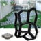 EINFEBEN Pflasterform Pflaster Gehweg Form 43 x 43x 4cm schwarz wiederverwendbarPflasterform Schablone für Beton, Gartenweg Schablone, Pflastersteine, Terrassenplatten - Unregelmäßig Betonform