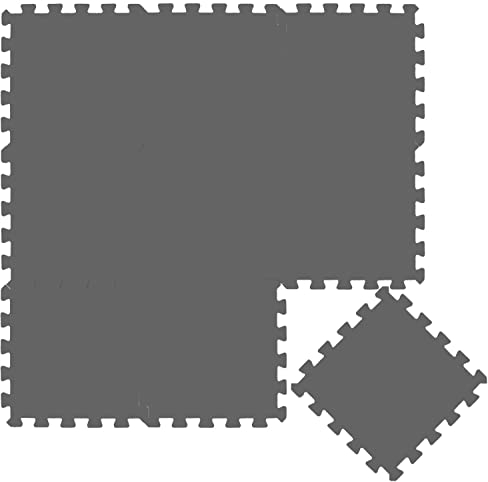 LittleTom 9 Teile Spielmatte Baby Puzzlematte ab Null - 30 x 30 cm Krabbelmatte Bodenmatte Kinder - Puzzle Teppich Kinderzimmer Matte - Outdoor Bodenschutzmatte Spielteppich - EVA Schaumstoff Isomatte