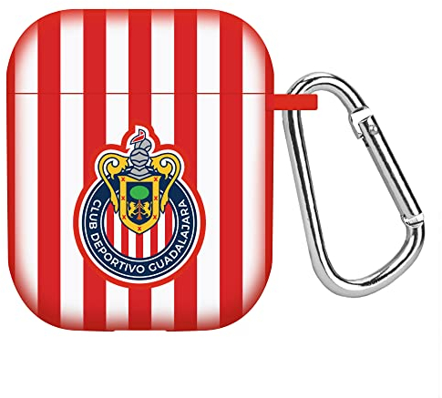 AFFINITY BANDS Chivas de Guadalajara HD-Schutzhülle, kompatibel mit Apple AirPods Gen 1 & 2 (Streifen)