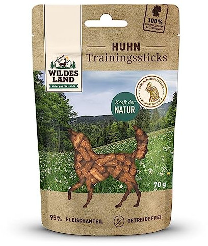 Wildes Land Hund Geschmack Huhn Auszeichnungen 70 Gr