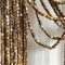 Hanging Decor Doorway Room Divider Door Curtain,Natural Bamboo Wood Beaded Curtain,String Bead Curtain Fly Screen Doors Cutain for Bedroom Living Room Kitchen Hallway Entrance (70 strands-70x180cm)