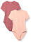 Amazon Essentials Body t-Shirt Coupe Slim en Jersey de Coton Extensible Femme, Lot de 2, Prune/Rosé Grisé, XXL