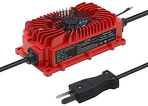 Eseegoo 20 AMP 36 Volts Battery Replacement Charger for 36 Volt Club Car/Yamaha Golf Cart with Crowsfoot Plug Waterproof IP65