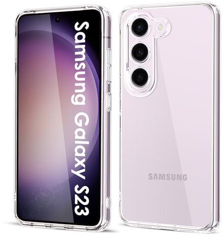 Filoto Ultra Clear Hülle für Samsung Galaxy S23 5G (2023), Transparent Vergilbungsfrei Slim Soft Silikon Handyhülle, Anti-Fingerabdruck Kratzfest Stoßfest Fallschutz Ultra Dünn TPU Schutzhülle (Clear)