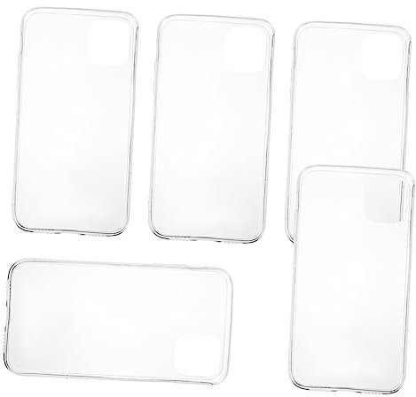 HEMOTON 5stücke DIY Handyhülle Kompatibel Mit iPhone Personalisierter Schutzhülle Pro Packung Einfach Zu Gestalten Mit Aufklebern Und Trockenblumen Materialien Nicht Enthalten