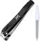 XE Nail Clipper with Disposable Nail File – Stainless Steel Nail Cutter for Thick Fingernails and Toenails, Wide Jaw Nail Clipper Set for Men and Women