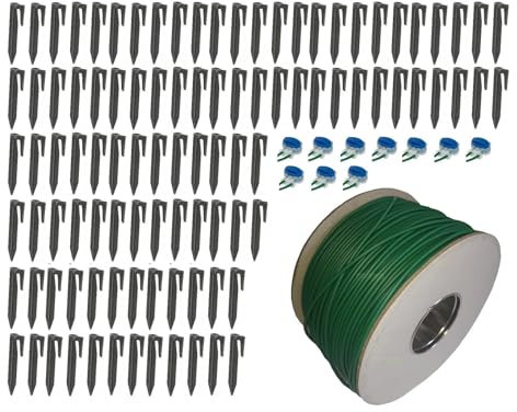 100 m / 3,4 mm Mähroboter Begrenzung Kabel - Satz kompatibel mit alle Roboter Rasenmäher