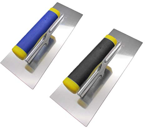 Esparcidor profesional de acero inoxidable con mango ergonómico para azulejos, suelo, pared, lechada, masilla, purdy