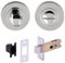 DIRECT DOOR HANDLES® Bathroom Toilet Door Thumb Turn Lock and Emergency Release Deadbolt Kit - Polished Chrome Finish - Deadbolt 76mm Overall