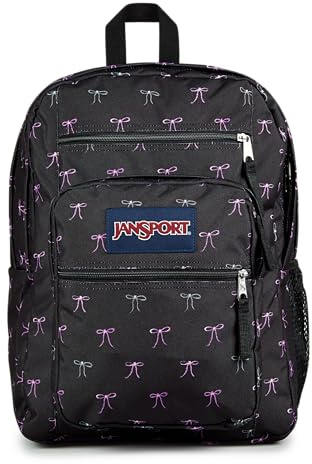 JanSport Zaino per computer portatile con 2 scomparti, spallacci ergonomici, custodia per laptop da 15, maniglia per trasporto, zaino per libri, fiocchi cattivi