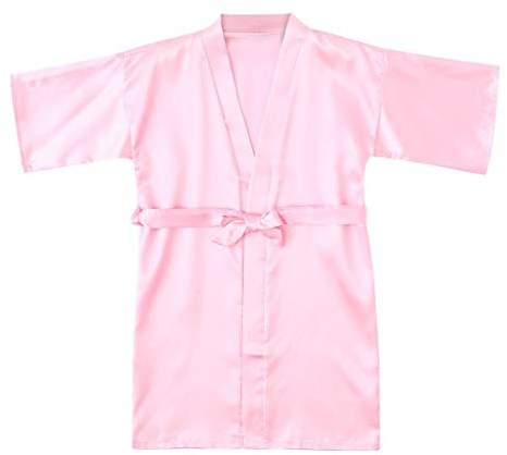 Indumenti da Notte in Raso di Solido Accappatoio per Neonati Accappatoi Vestiti per Bambini Kimono Ragazze Ragazze Cappotto e Giacca Stivali da Neve Neonato