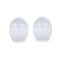 Lot de 2 coquetiers pour micro-ondes - Antiadhésif - Séparateur d'œufs à la coque - Accessoires de cuisine