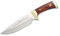 LO TRINCO YO Muela Cuchillo JABALI-17R hoja de acero MoVa de 17 cm y empuñadura de madera coral y latón para Caza, Pesca, Supervivencia y Bushcraft