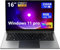 Laptop 16-inch 8GB DDR 256GB SSD Portable Laptop,Expandable to 1TB Pentium Quad-core CPU up to2.64 GHz 9000mAh Battery Mini HDMI Interface USB3.0 Interface Dual-Band WiFi Webcam Slim laptops