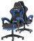 Racingreat Sedia da gaming, ergonomica, per gamer, con cuscino lombare e poggiatesta, regolabile in altezza, sedia per computer, per ufficio, per adulti, ragazze e ragazzi Con poggiapiedi (Blu)