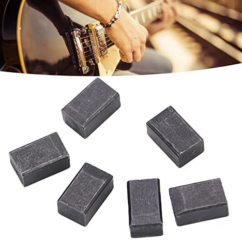 Elgnaura 6pcs Floyd Rose Sattelblöcke, E -Gitarre Tremolo Bridge Sattel und Verriegelungsschnur -Einsatzblöcke