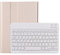 JiuRui tablet Accessori, Detachable Backlit Keyboard Case Flip PU Leather Stand PC Cover compatible with Samsung Galaxy Tab S7 11 inch SM-T870 SM-T875(Gold+white keyboard)
