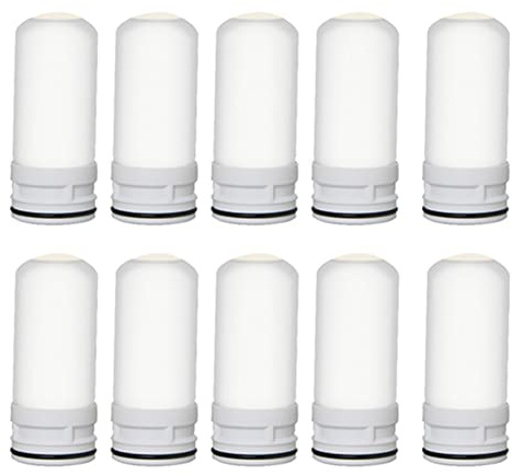 berjalan 10 PCS Faucet Water Filter Ceramic Replacement Remove Practical