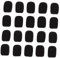 Toddmomy 20pcs Mic Protective Covers Windproof Sponge Guards for Lapel Microphones Moisture Dirt Protection Durable Material for Recording Podcasting