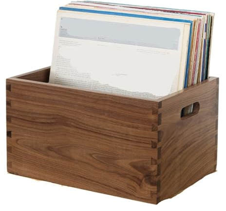 JYARZ Schallplatten Aufbewahrung Vinyl Record Lagerung Box Organizer Regal for Film Fällen DVDs Kassette Band Display Stand Schallplattenständer