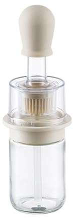 Distributeur D'huile Végétale,Accessoire Friteuse 2 En 1 | Bouteille à Huile Avec Pinceau de Nappage en Silicone - Pour Cuisine Maison Friture BBQ Grill Sauce