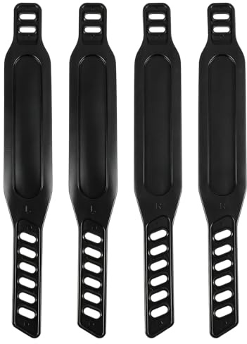 2 Paar Pedalriemen Fahrrad verstellbar Heimtrainer Pedal Straps universal für Ergometer Fitnessbike Pedale Zubehör Rutschfester Halt