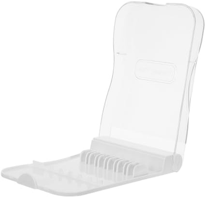 Uonlytech Organizer per Ugelli Idropulsore Dentale da Viaggio in Abs Bianco, Custodia Leggera e Compatta con Copri Punte in Silicone, Ottimizzazione Spazio e Protezione Antipolvere