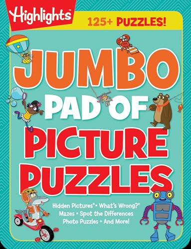 Jumbo Pad of Picture Puzzles (Highlights Jumbo Books & Pads)