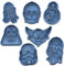 Cuticuter Star Wars Pack Cookie Cutter, Blue, 16 x 14 x 1.5 cm, Pack of 7
