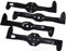 4 coltelli da 46,4 cm (2 X destra + 2 X sinistra) per Husqvarna CT135 / CTH135 / CT151 / CTH151 / CTH155 / PARTNER P1292RB / MCCULLOCH / Rally / Electrolux / Jonsered / Craftsman / AYP / uragano