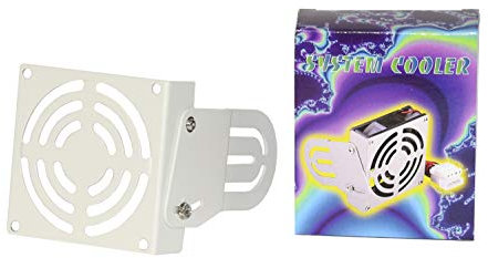 FTC Lüfter-Montage-Rahmen für 80 mm Lüfter, 8x8x8 cm, Lüfterhalterung, Computerfan, für PC, Server, Spielkonsole, Router, Schalter