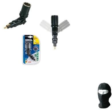 para BMW G 650 XCHALLENGE 2008 08. Toma de mechero con Conector Adaptador 39052. Mini Conector articulado de 120°, 190 x 115 x 40 mm.
