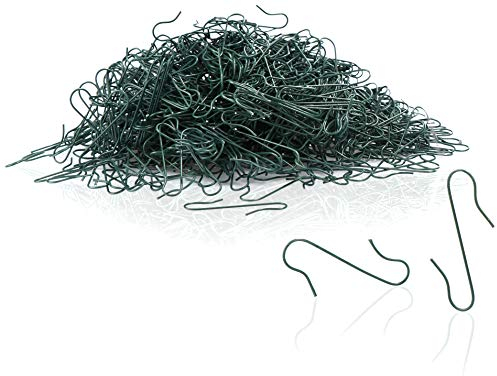 com-four® 600x Haken für Weihnachtsbaumschmuck - Schnellaufhänger Doppelhaken für Weihnachtsbaum-Deko - Christbaumkugel-Aufhänger, Baumhaken als Deko-Anhänger