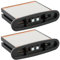 2 filtri pieghevoli in poliestere, per BTI NTS 20 A-2 NTS 20 A-M-P emm Hamach HMV 6-L EA HMV 6-L EA/PA