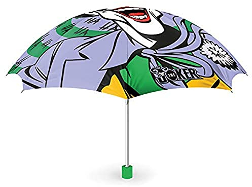 dc comics GP85381 Regenschirm (Le Joker) Erwachsene, Unisex, mehrfarbig, 25 x 6 cm